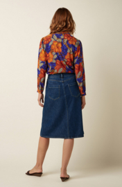 King Louie Karen Blouse Maui-Summer Fig