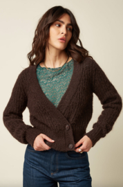 King Louie  Fiora Cardi Hollow-Rum Brown