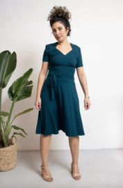 Very Cherry - Hollywood Dress Petrol Tricot de Luxe