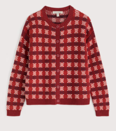 Seasalt Kensa Cardigan-Circlet Deep Rust Chalk