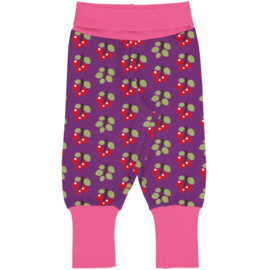 Maxomorra rib pants Arctic Berry