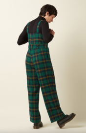 King Louie Ines Jumpsuit Leeds Check-Evening Blue