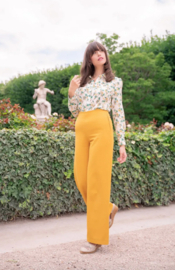 Very Cherry - Marlene Pants Yellow Gabardine