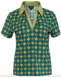 LaLamour-Suzy Top Short Sleeve- Vintage Fever