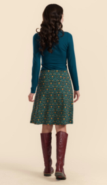 LaLamour-Esmée Skirt - Barock Flower Green