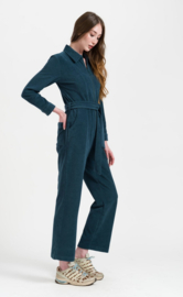LaLamour-Ginger jumpsuit Rib Velour- Mediterranea