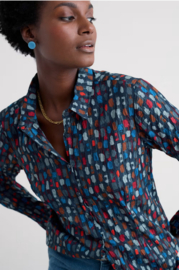 Seasalt  Larissa Shirt -Dye Strokes Dark Lugger