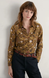 Seasalt  Larissa Shirt - Floral Dye Plant Grain