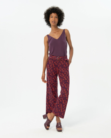 Surkana Long Trousers With Belt Maroon 524GICO515