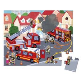 Janod  puzzel - de brandweer