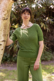Very Cherry - Ella Knit Top Olive