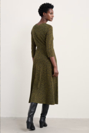 Seasalt -3/4 Fettling Dress Berry Branches Bright Olive