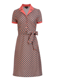 LaLamour-Monique Dress-Vintage Coral Flower