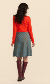 LaLamour-Esmée Skirt -Jungle Green Flower