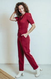 Very Cherry - Classic Jumpsuit deep red