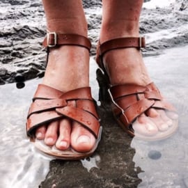 Saltwater sandals Tan dames