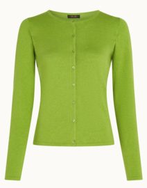 King Louie  Cardi roundneck Cocoon - Dark Citron