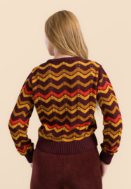 LaLamour-Knitwear Sweater- Zigzag