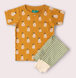Little Green Radicals-Pears Organic set T-shirt en broek