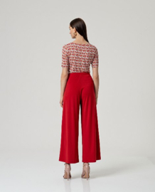 Surkana  Wide Pants-Red  -516HIRO515