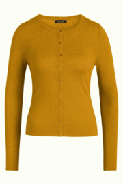 King Louie  Cardi roundneck Cocoon - Curry Yellow