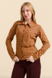 LaLamour-Sara Blouse-Retro Flower