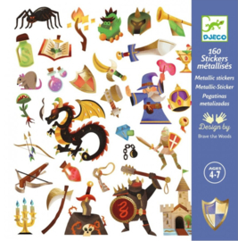 Djeco - Stickers- Mideleeuwse Fantasie  DJ09277