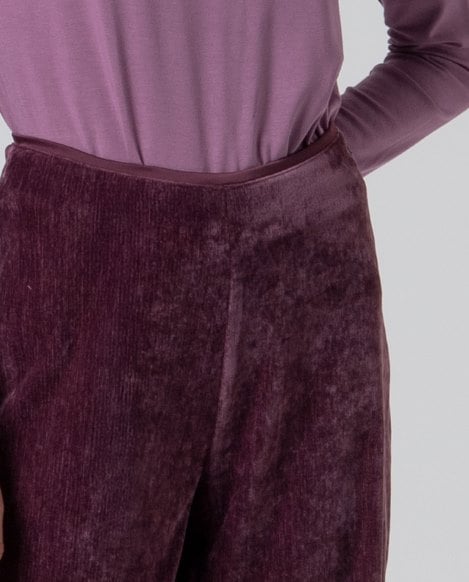 Surkana  Wide Pants -Dark Violet 565LIVE523