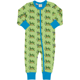 Maxomorra rompersuit Picnic- Grasshopper