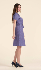 LaLamour-Monique Dress-Small Blue Flower