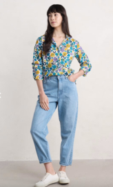 Seasalt  Larissa Shirt -Zennor Blooms Chalk