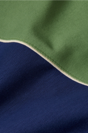 King Louie -Colorblock Coljack Daytona Sweat - Beacon Blue