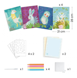Djeco-Knutsel pakket 3-6 -Creatief met papier DJ00082