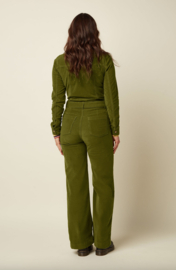 King Louie Mia Jumpsuit Baby Cord- Posey Green