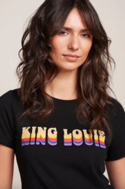 King Louie  Logo Tee Placement Print-Black