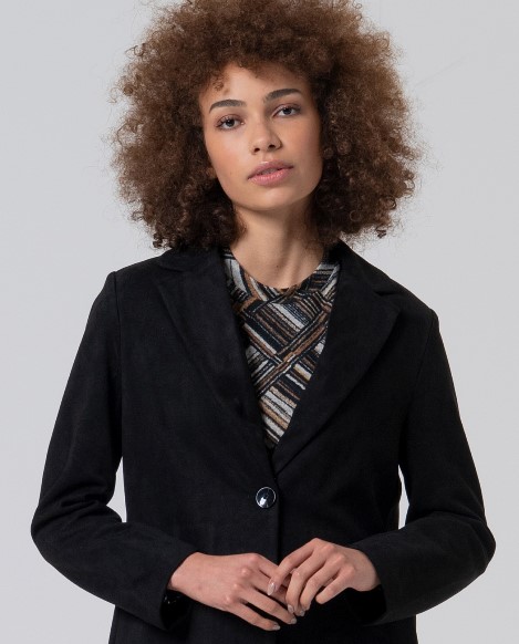 Surkana  Frock Jacket  Black 555LISU322