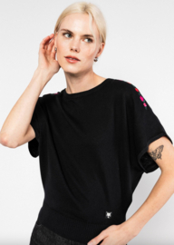 Blutsgeschwister Knitted Top-Picnic Friend-Lady in Black