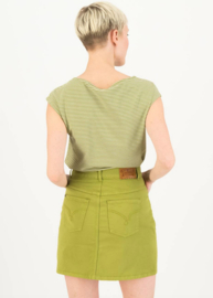 Blutsgeschwister Mini Skirt High waist Yoke- Apple Smell