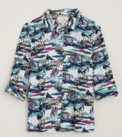 Seasalt  Larissa Shirt - Turnstone Scene Squall