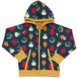 Maxomorra cardigan reversible Vegetables