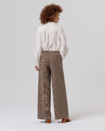 Surkana Wide -Leg Trousers with Fitted waist  566XIJA513