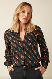 King Louie Maisie Blouse Lewis-Black
