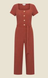 Very Cherry - Birgit Jumpsuit Terracotta Linen