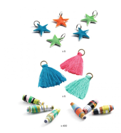 Djeco  - do it yourself - papier kralen en armbandjes maken DJ07971