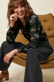 King Louie Maisie Blouse Dolly-Black