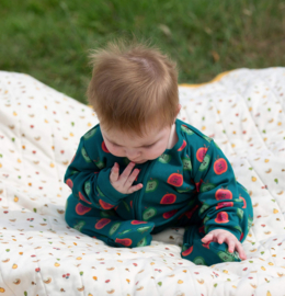 Little Green Radicals-Apple P{icking Organic Babygrow