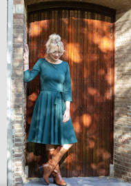 Very Cherry - Ballerina Dress Forest Green Punty