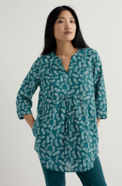 Seasalt  Op Art Tunic-Indigo Leaf Dark Wreckage