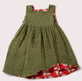 Little Green Radicals- Little Rabbits Reversible Pinny Dress