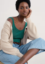 Seasalt - Tidal Drift Vest-Pine Shoots